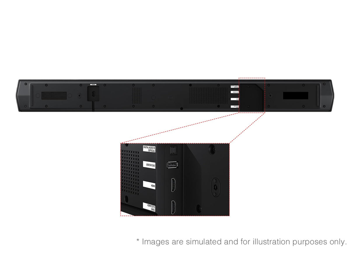 Samsung HW-B750F voice-enhanced dialogue boosts speech clarity in scenes