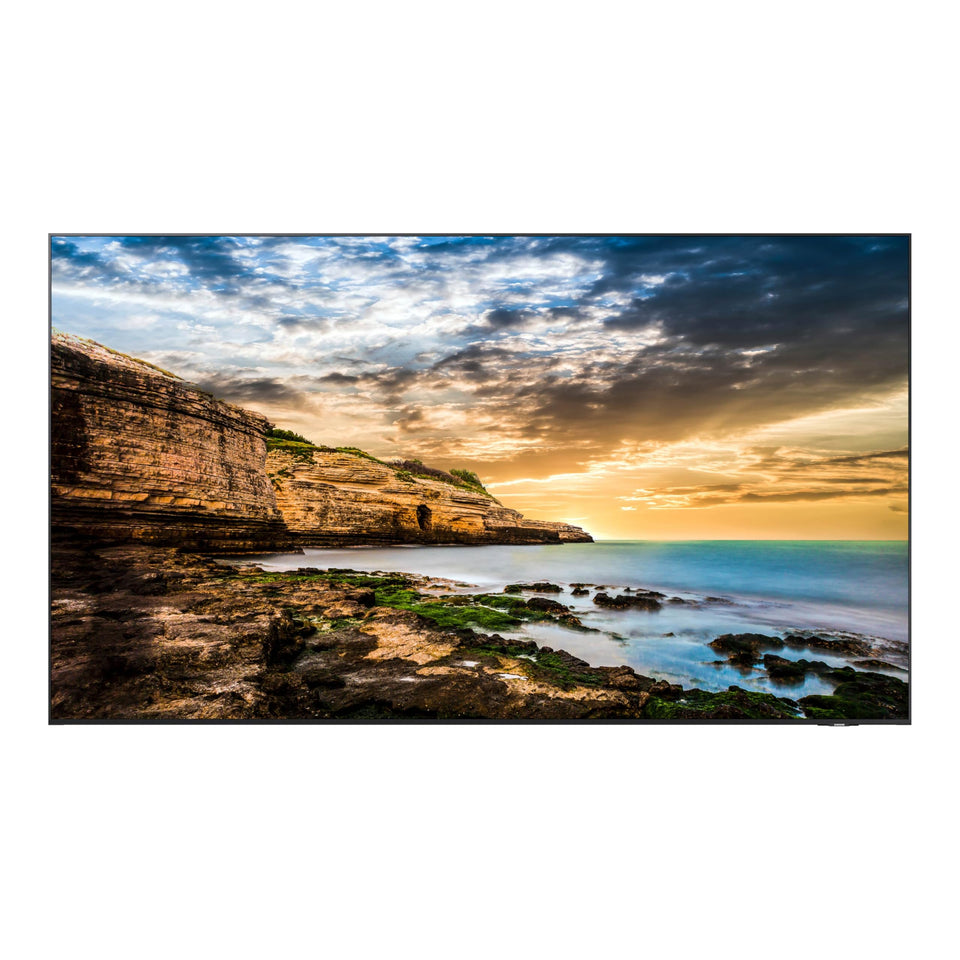 Samsung LH85QETELGCXGO crystal 4K processor delivers lifelike signage clarity for storefronts