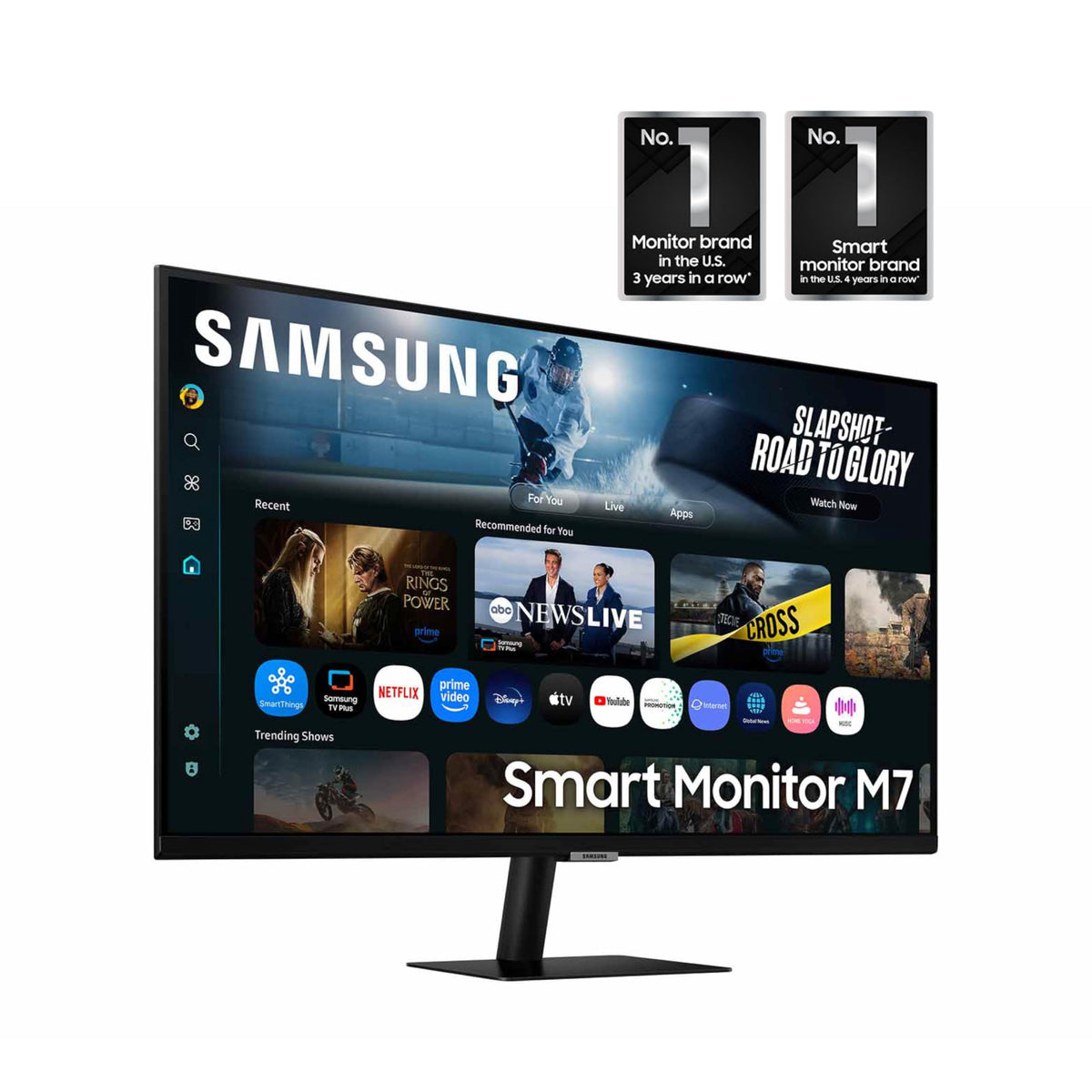 Samsung LS32FM702UNXZA 4K-detail emphasizes crisp text and vibrant colors in any task.