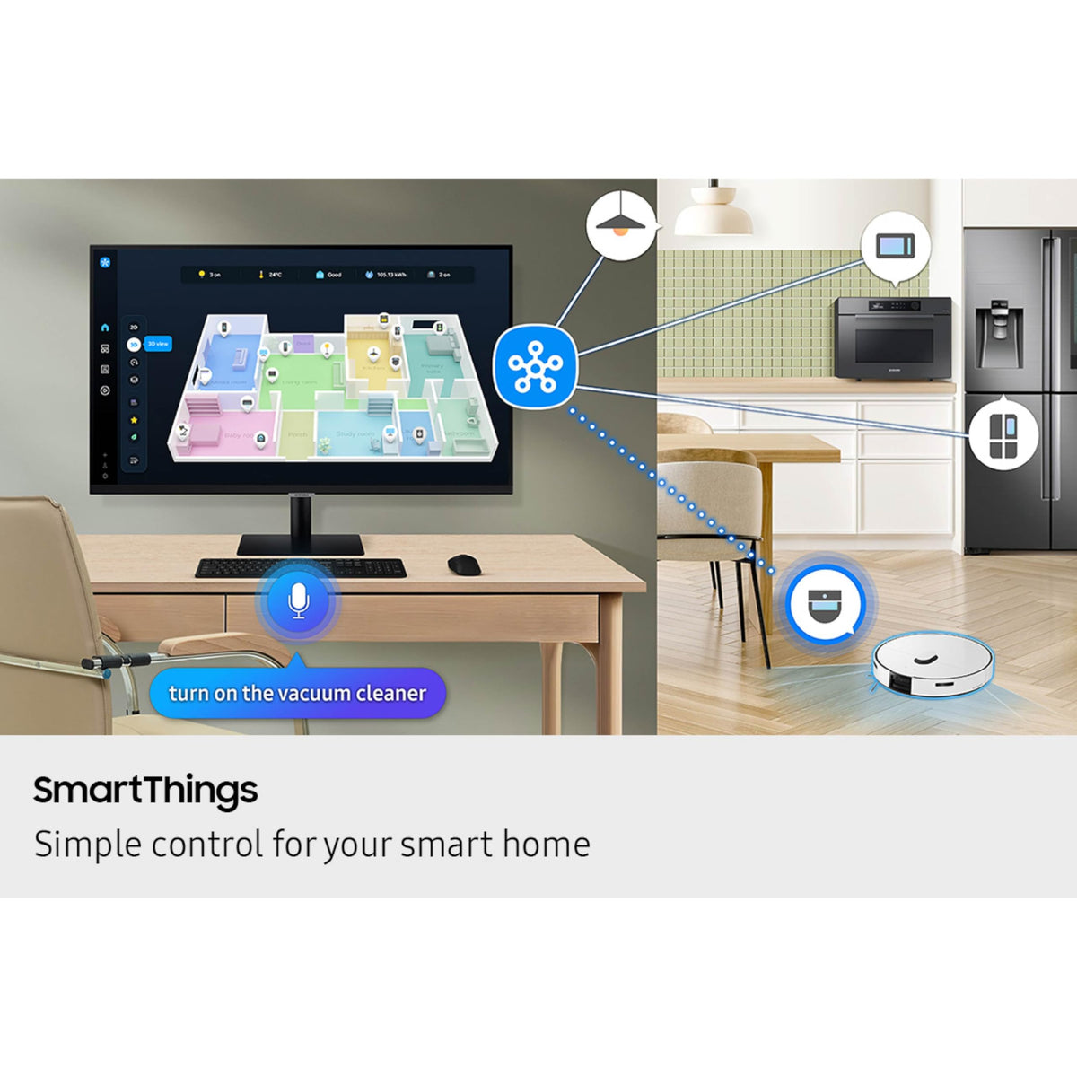 Samsung LS32FM702UNXZA-gaming-hub opens big-game titles without a PC.