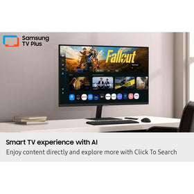 Samsung LS32FM702UNXZA-smartthings-control enables quick smart home access from your monitor.