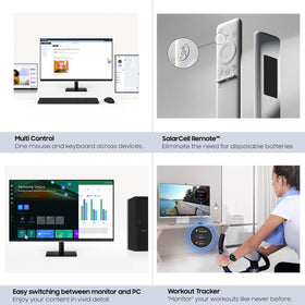Samsung M7 smart home map view illustrates centralized control and energy insights