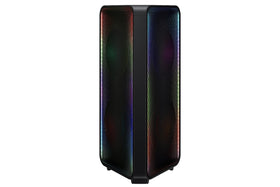 Samsung MX-ST50B IPX5 resistance supports outdoor use in rain or shine.