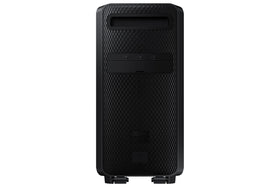 Samsung MX-ST90B Sound Tower Bluetooth multi-connection lets two devices mix playlists.