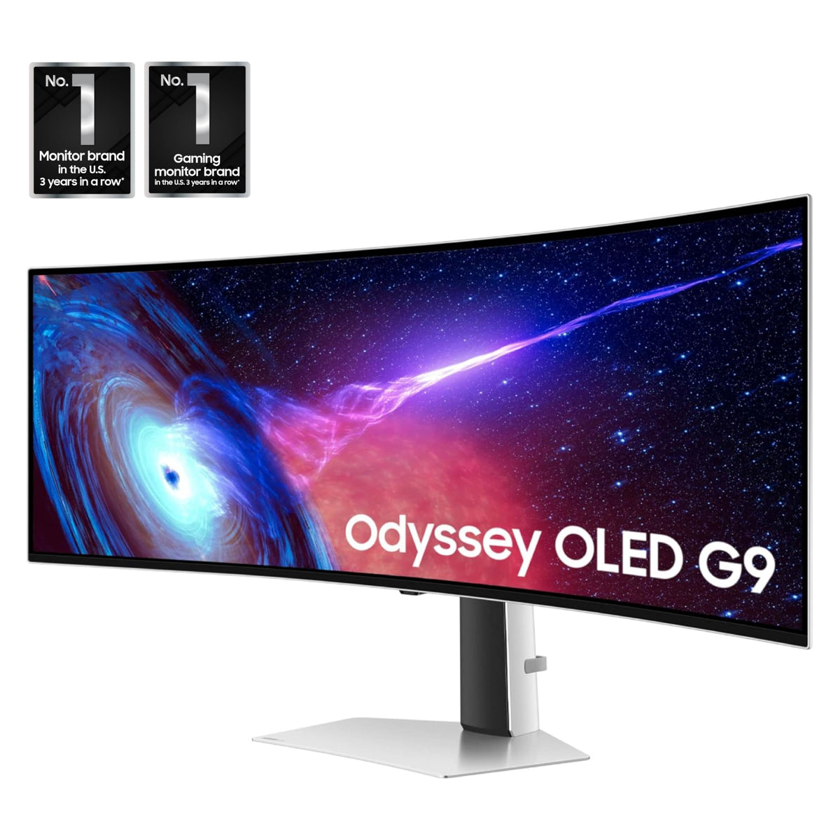 Samsung Odyssey 1800R ultrawide curve delivering expansive game scenes.