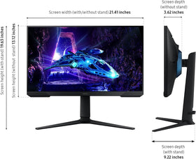 Samsung Odyssey 24-inch monitor with 1ms MPRT for fast action