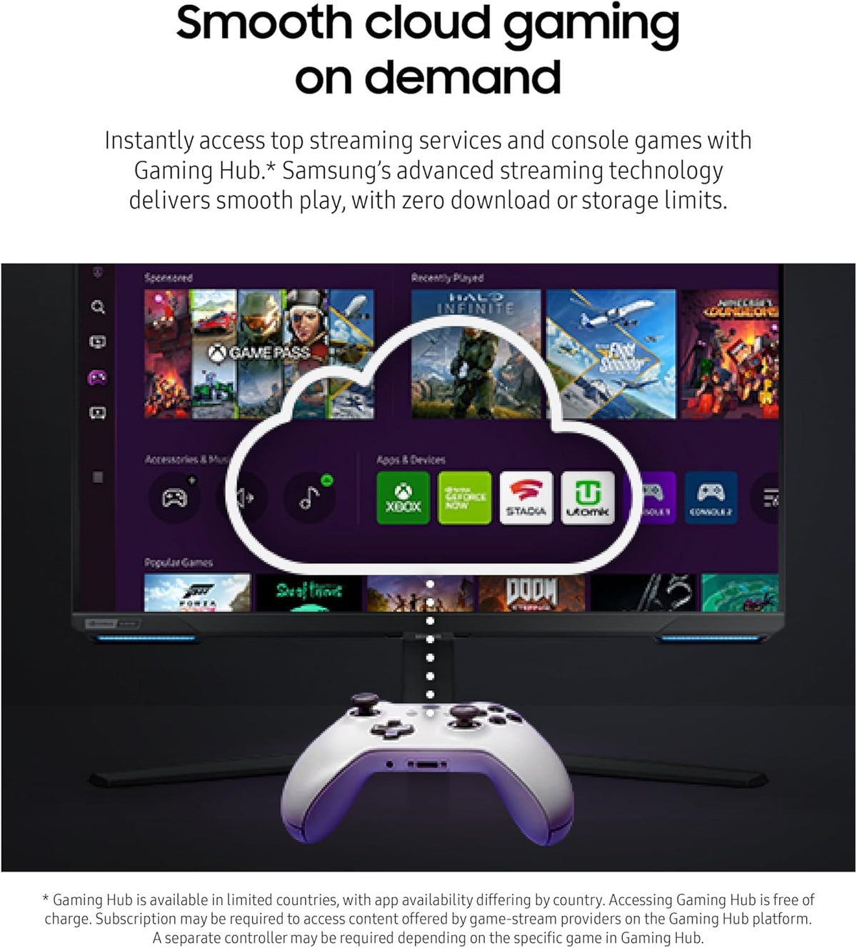 Samsung Odyssey 28 FreeSync Pro compatibility enables tear-free action