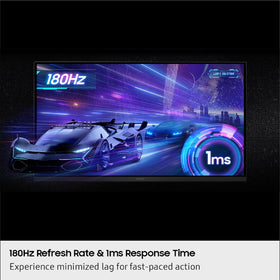 1ms GTG response time for fast action responsiveness.