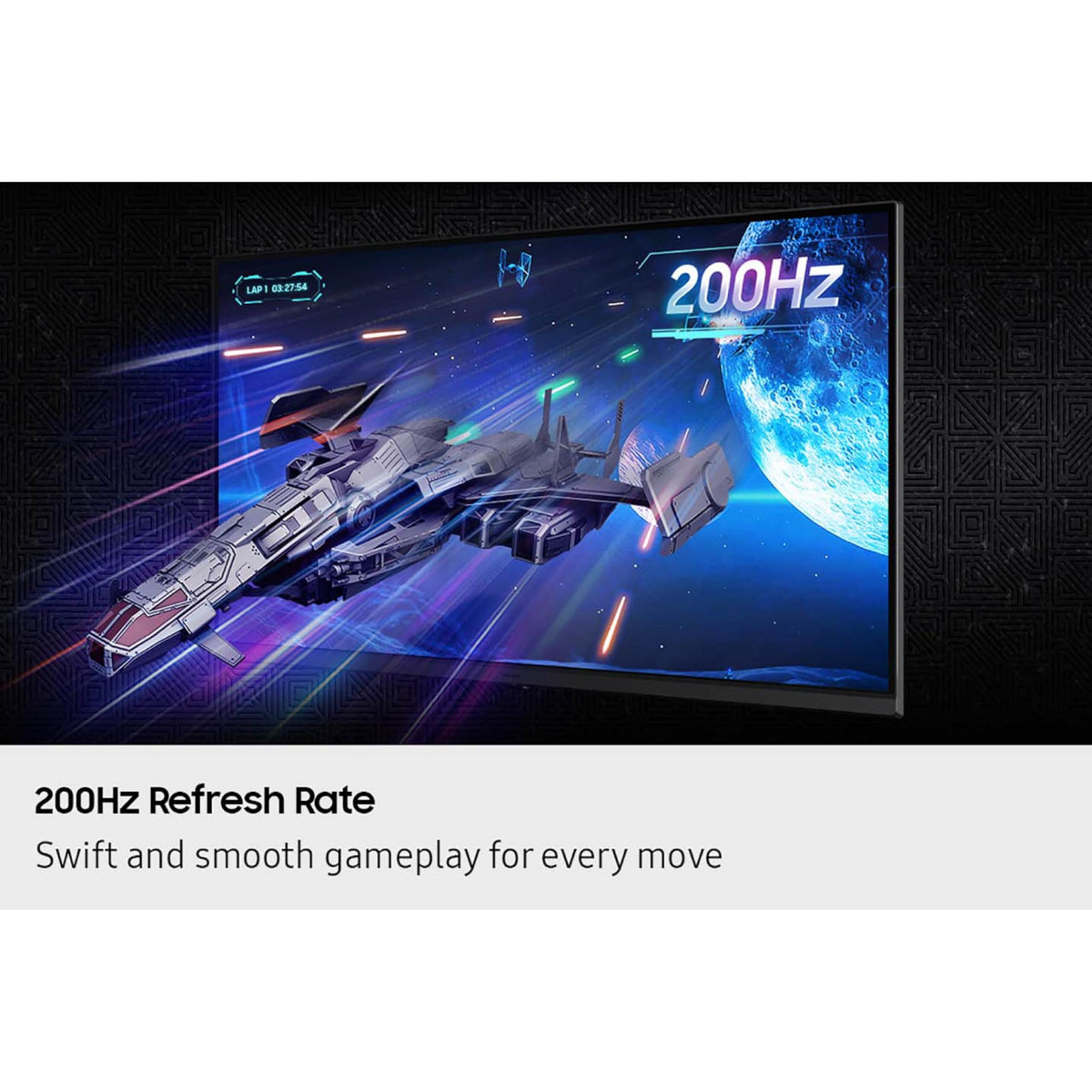 Samsung Odyssey G5 200Hz refresh rate enables ultra-smooth motion during fast play