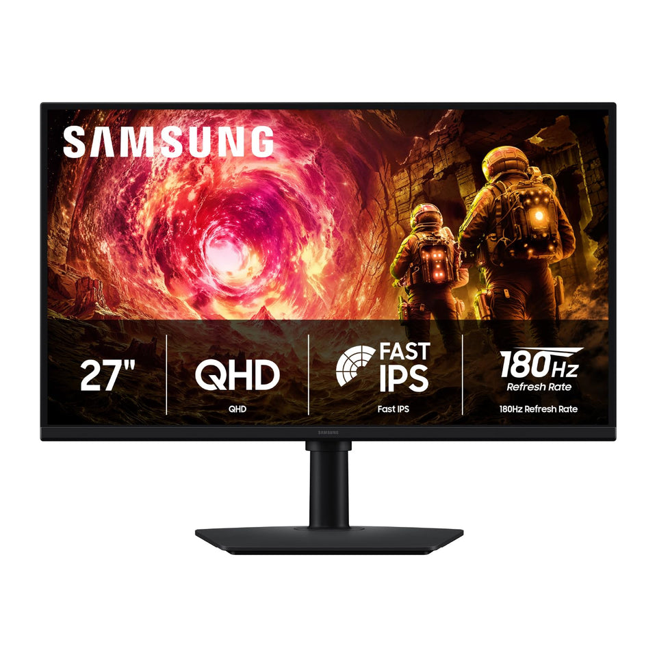 Samsung Odyssey G5 27-inch hero image highlighting vibrant QHD detail for immersive gaming.