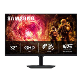 Samsung Odyssey G5 32-inch hero view with vivid QHD clarity for immersive gaming.