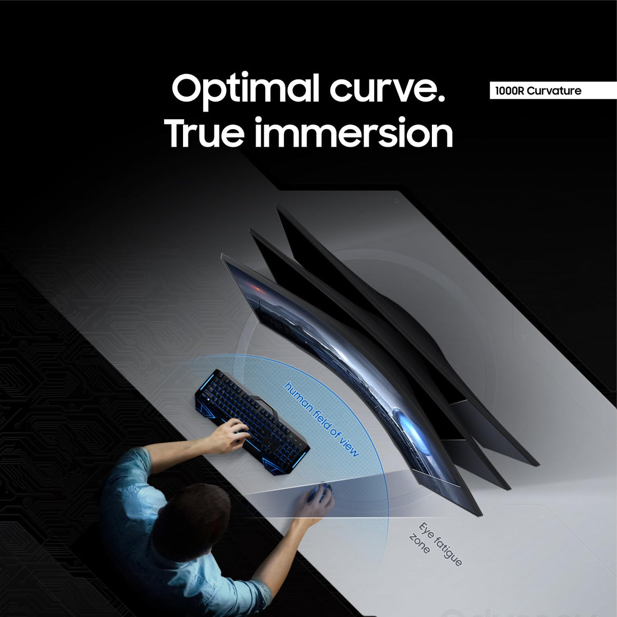Samsung Odyssey G5 FreeSync Premium smooths gameplay, reducing stutter and tearing.