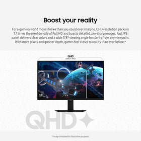 Samsung Odyssey G50D 1ms GTG minimizes blur during fast action