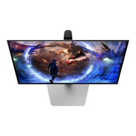 Samsung Odyssey G6 CoreLighting ambient lights enhance mood and focus during gaming.