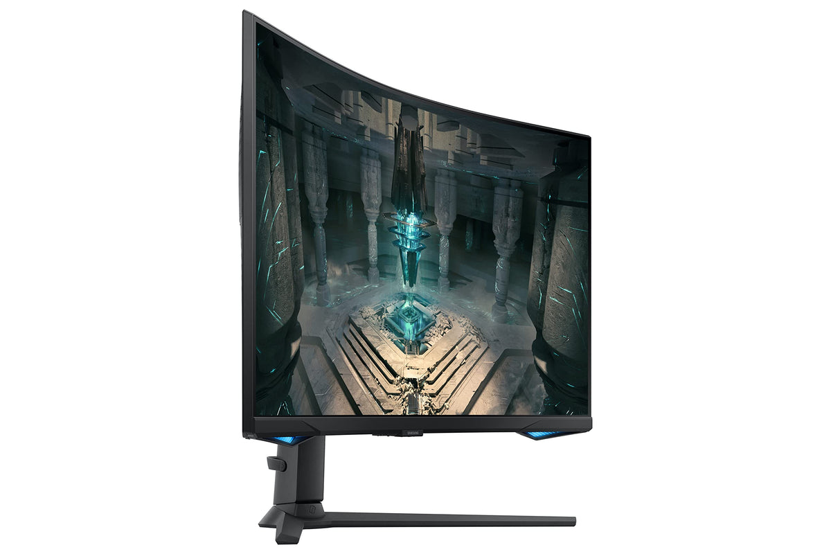 Samsung Odyssey G65B 1000R curve wraps your field of view for immersion.
