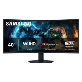 Samsung Odyssey G7 40-inch curved display offers immersive gaming visuals.