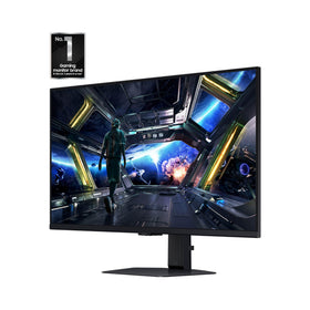 G-Sync compatible with FreeSync Premium for tear-free gameplay on the Samsung Odyssey G7