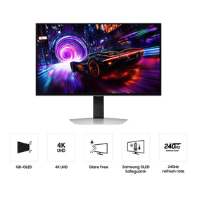Samsung Odyssey G8 glare-free display reduces reflections for focused play.