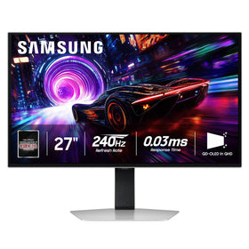 Samsung Odyssey G8 4K detail—crystal clarity for immersive gaming.