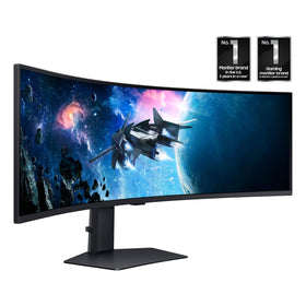 Samsung Odyssey G9 240Hz refresh rate enables ultra-smooth action and responsive gameplay.