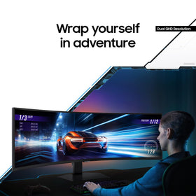 Samsung Odyssey G9 240Hz refresh rate for ultra-smooth action.