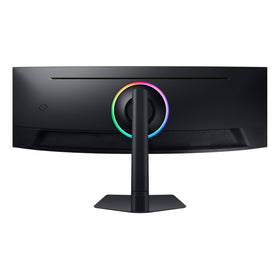 Samsung Odyssey G9 Core Lighting for customizable room ambiance.