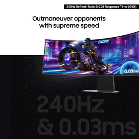 Samsung Odyssey G9 glare-free technology minimizes reflections in bright rooms.
