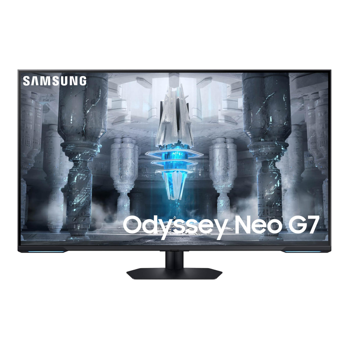 Samsung Odyssey Neo G7 43-inch front view for immersive 4K gaming.