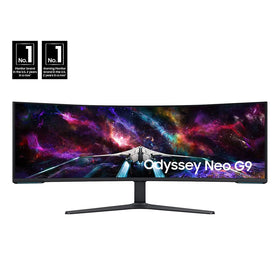 Samsung Odyssey Neo G9 57-inch dual DUHD display close-up