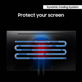 Samsung Odyssey OLED G6 dynamic cooling helps prevent burn-in during long sessions.