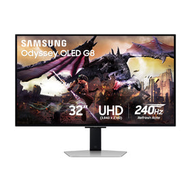 Samsung Odyssey OLED G8 front view delivers immersive 4K visuals