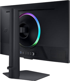 Samsung Odyssey with built-in Smart TV Apps and voice features for easy streaming.