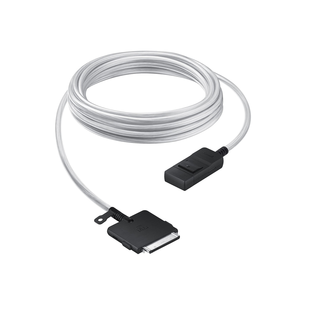 Samsung One Connect Cable front view showing sleek single-cord benefit