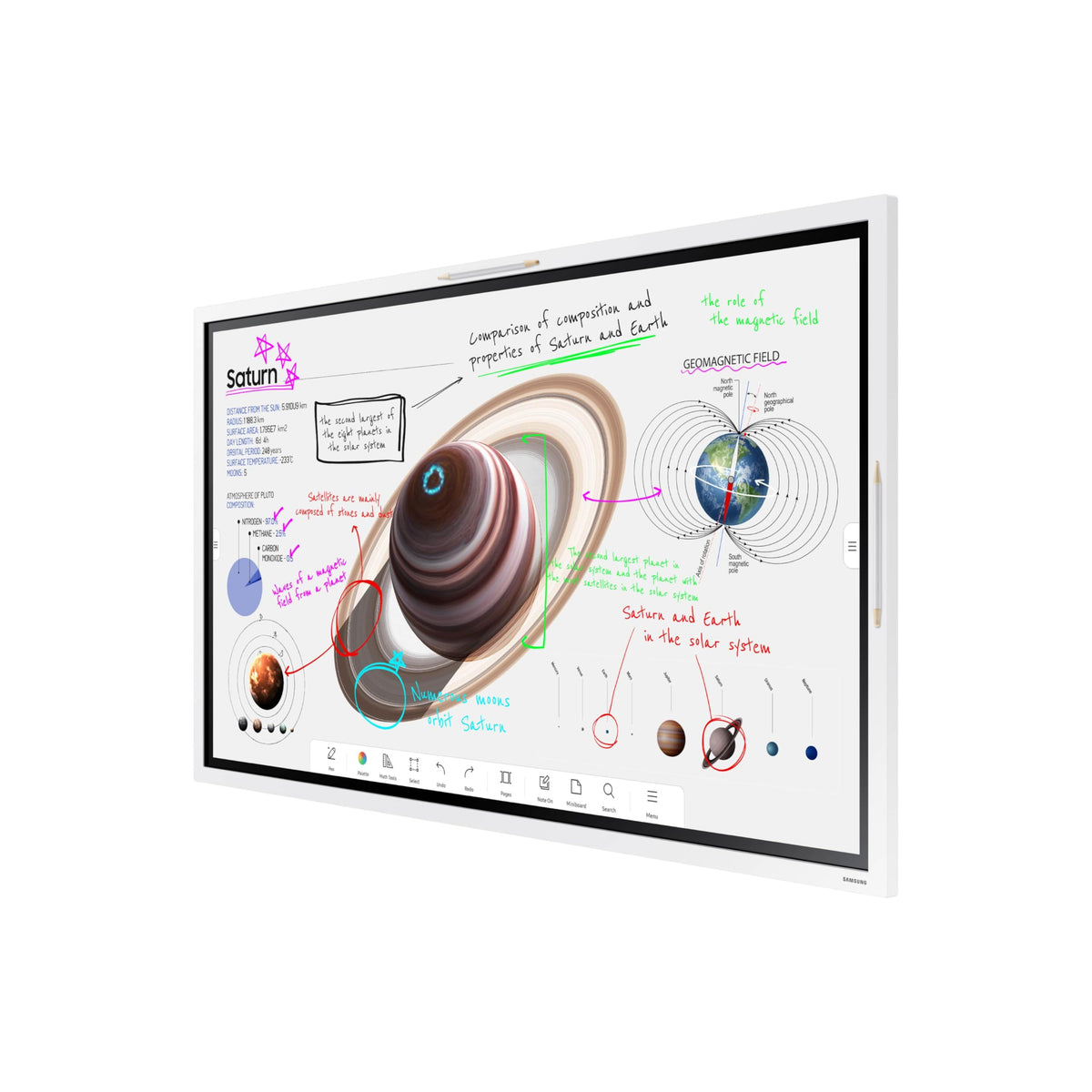Samsung Pro 55-inch interactive display with SmartView+ enables wireless content sharing across devices