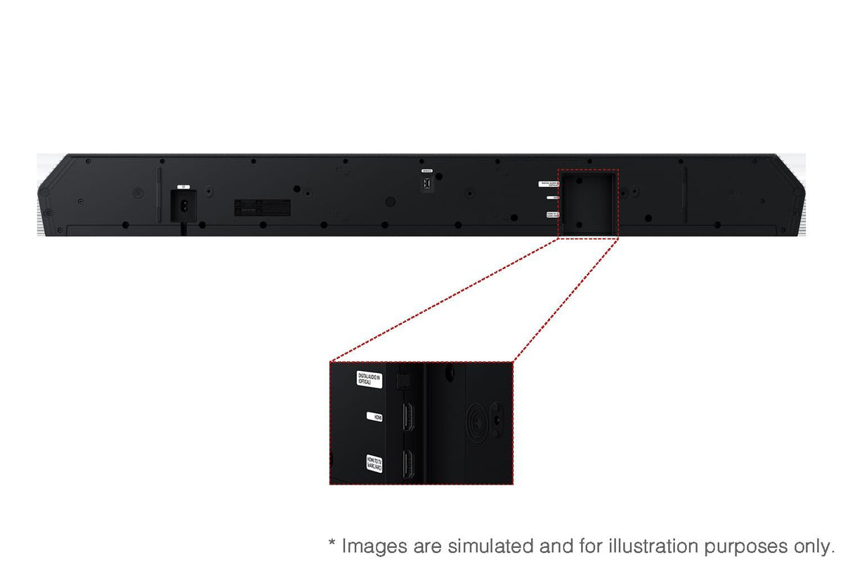 Samsung Q800F supports Q-Symphony for synchronized TV and soundbar audio