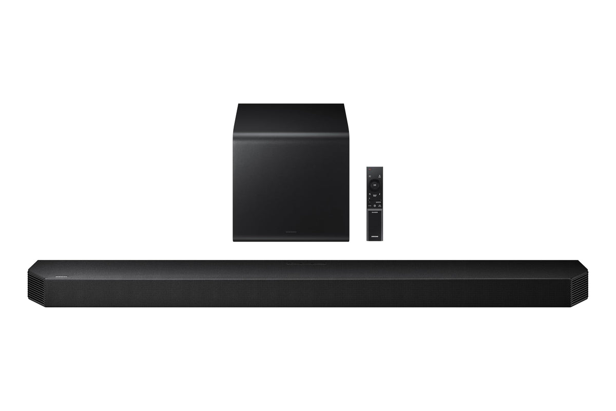 Samsung Q800F soundbar with side-firing speakers for immersive surround sound