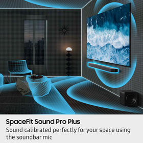 Samsung Q990F Game Mode Pro enhances fast-paced gaming audio.
