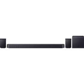 Samsung Q990F wireless rear speakers expanding surround sound from every angle