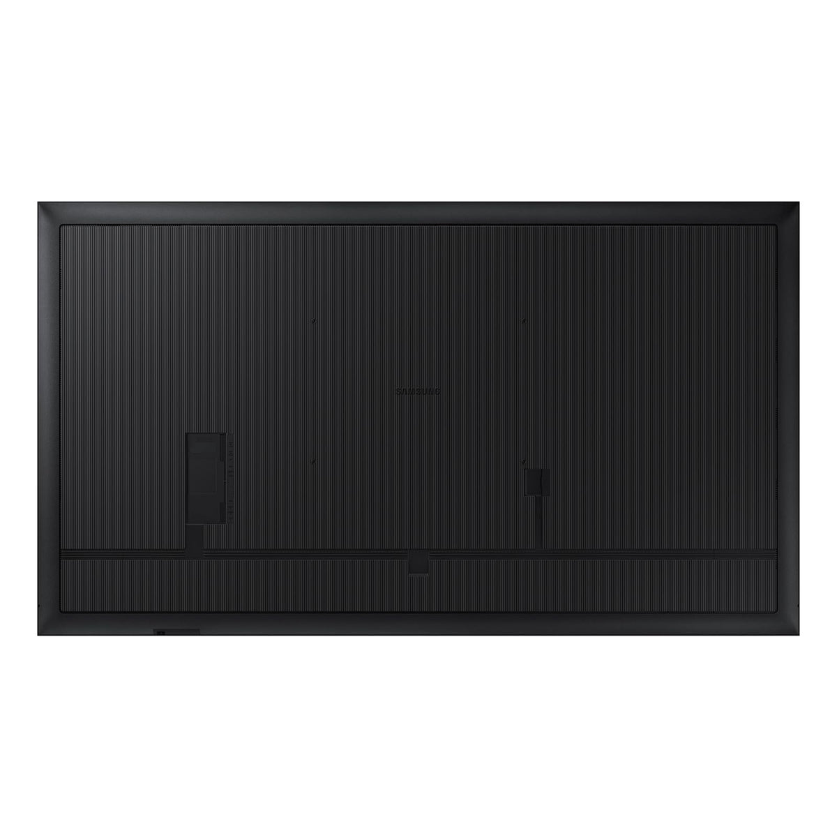 Samsung QHC 98-inch display wall mount setup for space-saving signage