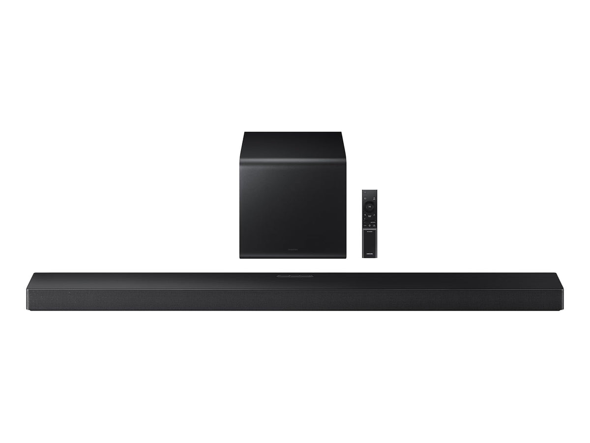 Samsung HW-QS700F soundbar front view for immersive home theater