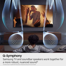 Samsung HW-QS700F TV mic calibration for space-optimized audio