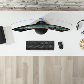 Samsung S27D36CG 100Hz action scene for smooth gaming and video