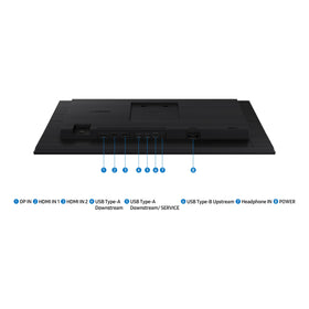 Samsung S40GD multiple connectivity lets you plug devices directly for flexible setup.
