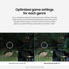 Samsung S40GD ultra-thin bezels maximize screen space.