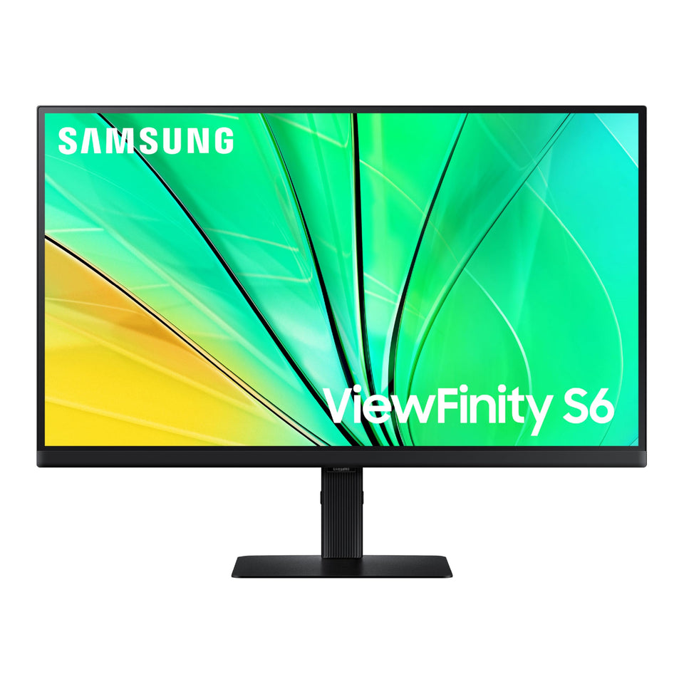 Samsung ViewFinity S60D front view shows sleek design and vibrant QHD detail
