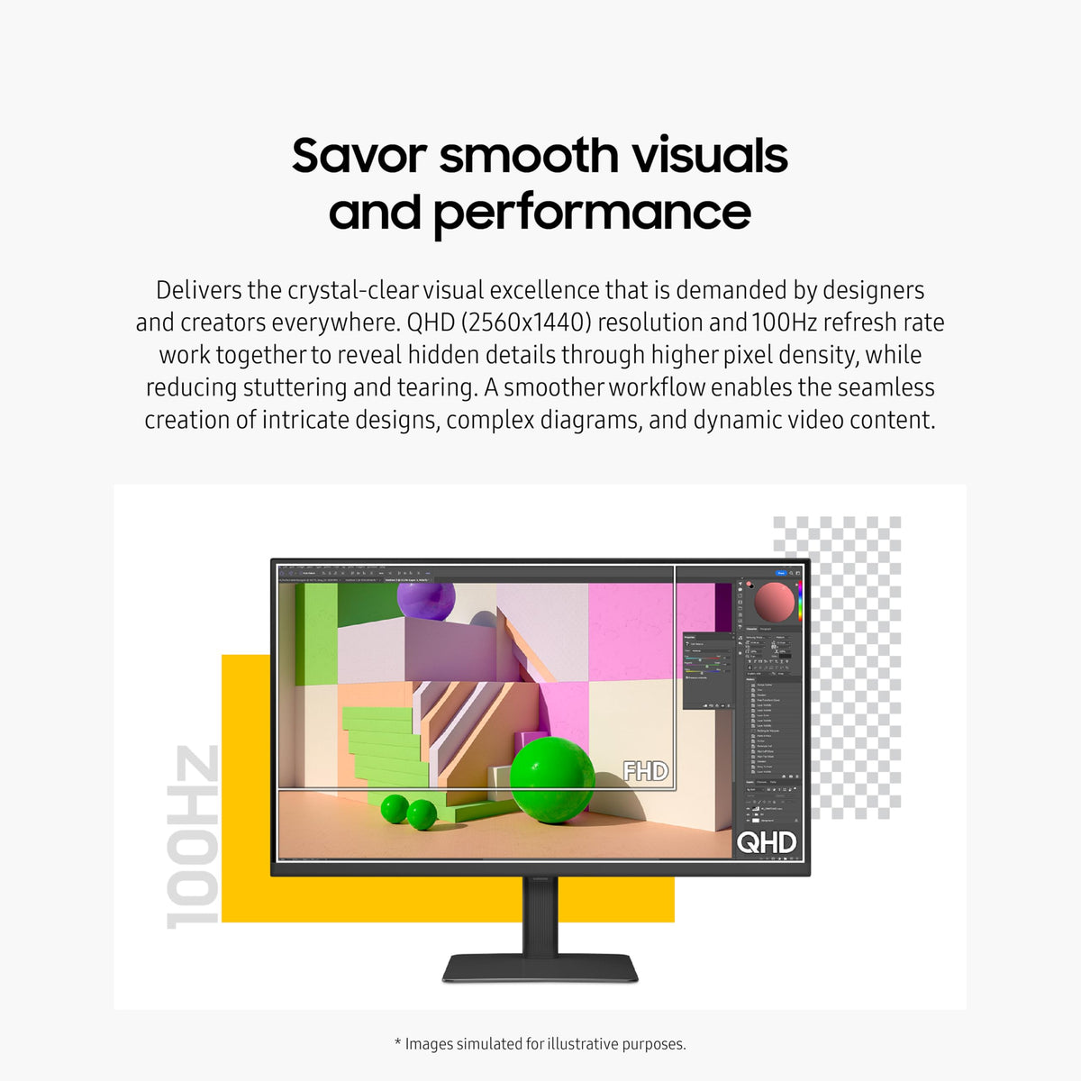 Samsung ViewFinity S60D HDR demo highlights rich contrast and color depth