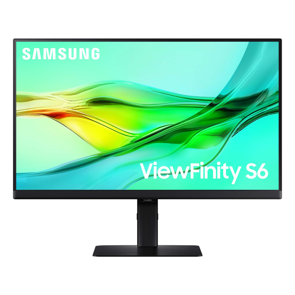 Samsung S60UD front view showing slim design for desk setups