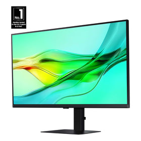 Samsung S60UD USB-C port delivering 90W charging for laptop productivity