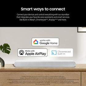 Samsung S61D Adaptive Sound emphasizes dialogue across content types