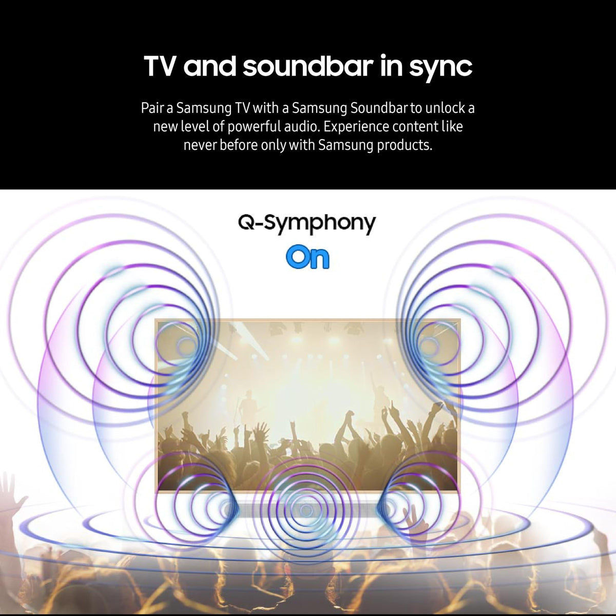 Samsung S61D Q-Symphony alignment with Samsung TV for immersive audio
